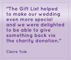 Gift Lists Explained - Free Wedding Gift Lists - The Gift List